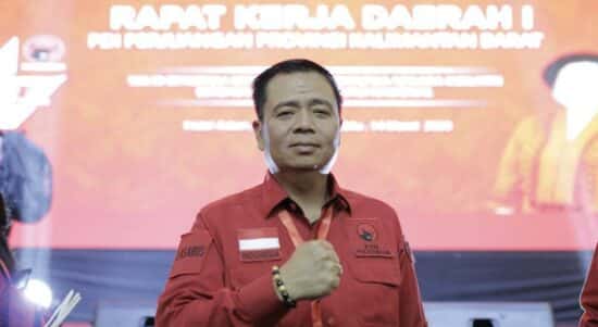 Ketua DPD PDI Perjuangan Kalimantan Barat, Lasarus. (Foto: Jauhari)
