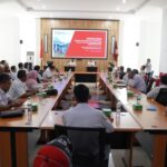 Sosialisasi terbuka tentang belanja pengadaan barang dan jasa melalui katalog elektronik lokal bagi OPD di Convention Hall Kantor Bupati Melawi, Rabu (05/10/2022). (Foto: Bahrum Sirait)