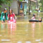Banjir Sintang. (Foto: Jauhari)