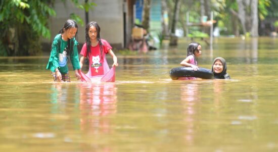 Banjir Sintang. (Foto: Jauhari)