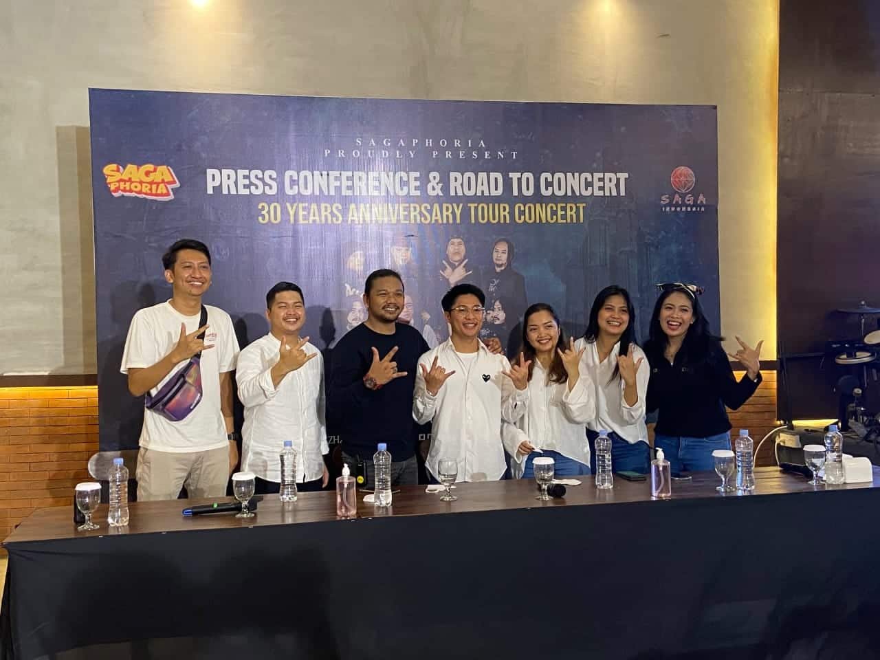 Jumpa pers terkait konser Dewa 19 di Qubu Resort, Kabupaten Kubu Raya, Provinsi Kalimantan Barat, tanggal 2 Desember 2022 mendatang. (Foto: Jauhari)