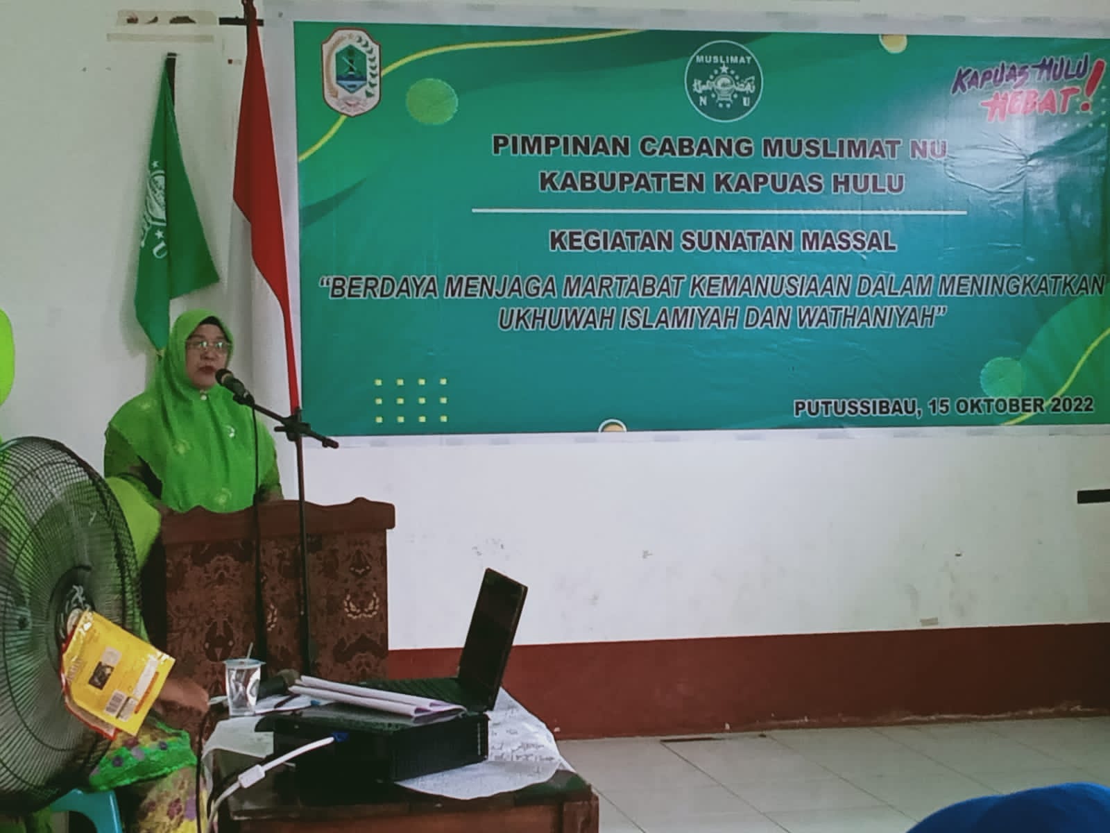 Ketua PC MNU Kabupaten Kapuas Hulu, Syarifah Zulaiha. (Foto: Ishaq)