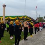 Kegiatan jepin massal merupakan salah satu rangkaian dari acara Pekan Raya Pontianak (PRP) dalam rangka memperingati Hari Jadi Kota Pontianak ke-251 tahun 2022. (Foto: Jauhari)
