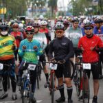 Para peserta Happy Cycling 251 Kilometer bersiap-siap menempuh rute 251 kilometer. (Foto: Prokopim For KalbarOnline.com)