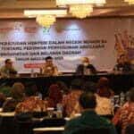 Sekretaris Daerah Kota Pontianak, Mulyadi membuka Sosialisasi Permendagri Nomor 84 Tahun 2022 tentang Penyusunan APBD 2023. (Foto: Kominfo For KalbarOnline.com)