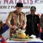 Wakil Bupati Kapuas Hulu, Wahyudi Hidayat menghadiri kegiatan dies natalis ke-XVI SMK Negeri 2 Putussibau, Senin (31/10/2022). (Foto: Ishaq)