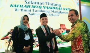 Wakil Gubernur Kalbar, Ria Norsan menghadiri pembukaan MTQ Tingkat Nasional ke-XXIX di Provinsi Kalimantan Selatan. (Foto: Biro Adpim For KalbarOnline.com)