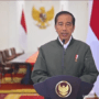 Jokowi menyampaikan pidato resmi presiden terkait tragedi kamanusiaan yang terjadi di Stadion Kanjuruhan, Kota Malang, Provinsi Jawa Timur, pada Sabtu (01/08/2022) malam. (Foto: Tangkapan layar/Twitter @jokowi)
