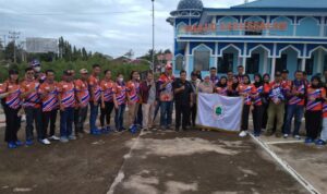 Kontingen atlet dari empat cabor Kabupaten Kapuas Hulu yang akan berlaga di Porprov XIII Kalbar. (Foto: Ishaq)