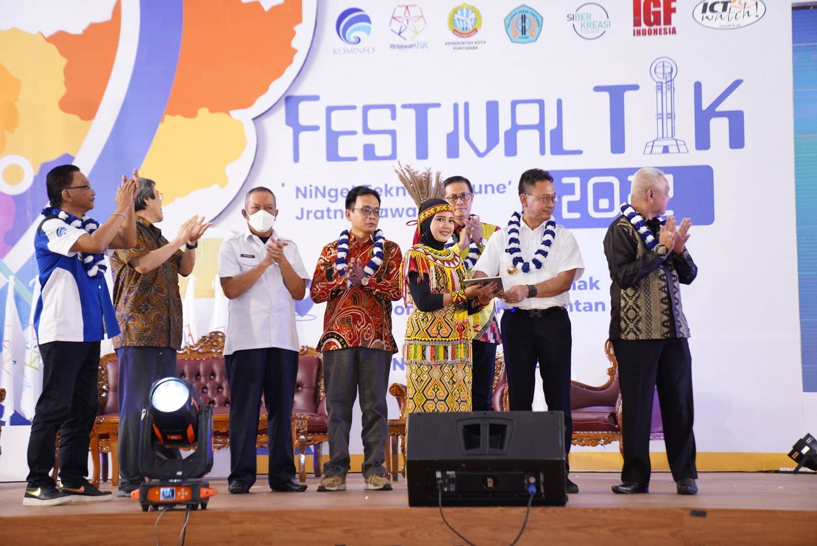 Wali Kota Pontianak, Edi Rusdi Kamtono meresmikan Festival TIK 2022. (Foto: Prokopim For KalbarOnline.com)
