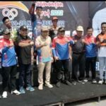 Cabang olahraga balap motor Kabuapten Melawi berhasil meraih juara umum di Pekan Olahraga Provinsi XIII Kalbar 2022. (Foto: Sirait)