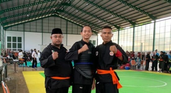 3 atlet cabor silat Kapuas Hulu berhasil melangkah ke babak final Porprov ke XIII Kalbar. (Foto: Ishaq)