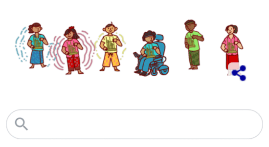 Google rayakan Hari Angklung Sedunia. (Foto: Tangkapan layar)