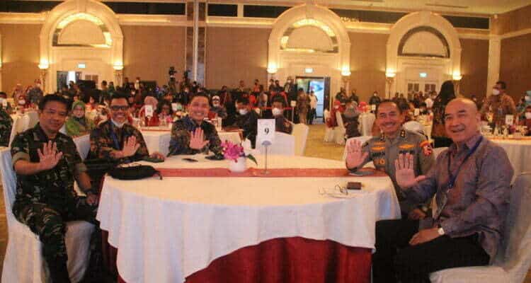 Wakil Gubernur Kalimantan Barat, Ria Norsan menghadiri Forum Nasional Stunting, di Ballroom Shangri-La Hotel, Selasa (06/12/2022). (Foto: Biro Adpim For KalbarOnline.com)