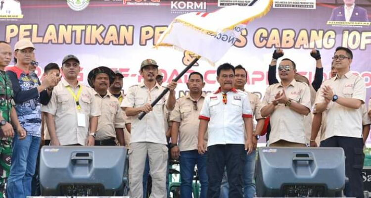 Pelantikan Pengurus Cabang Indonesia Off-Road Federation (IOF) masa bakti 2022 - 2026 Kabupaten Ketapang. (Foto: Adi LC)