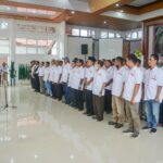 Pelantikan 12 Dewan Pimpinan Unit (DPU) Apkasindo Perjuangan tingkat kecamatan se-Kabupaten Ketapang, Jumat (09/12/2022). (Foto: Adi LC)