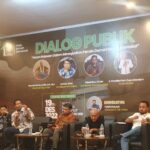 Dialog Publik "Peran Relawan Dalam Mewujudkan Pemilu Damai dan Bermartabat" yang digelar Pokja Rumah Demokrasi. (Foto: Jauhari)