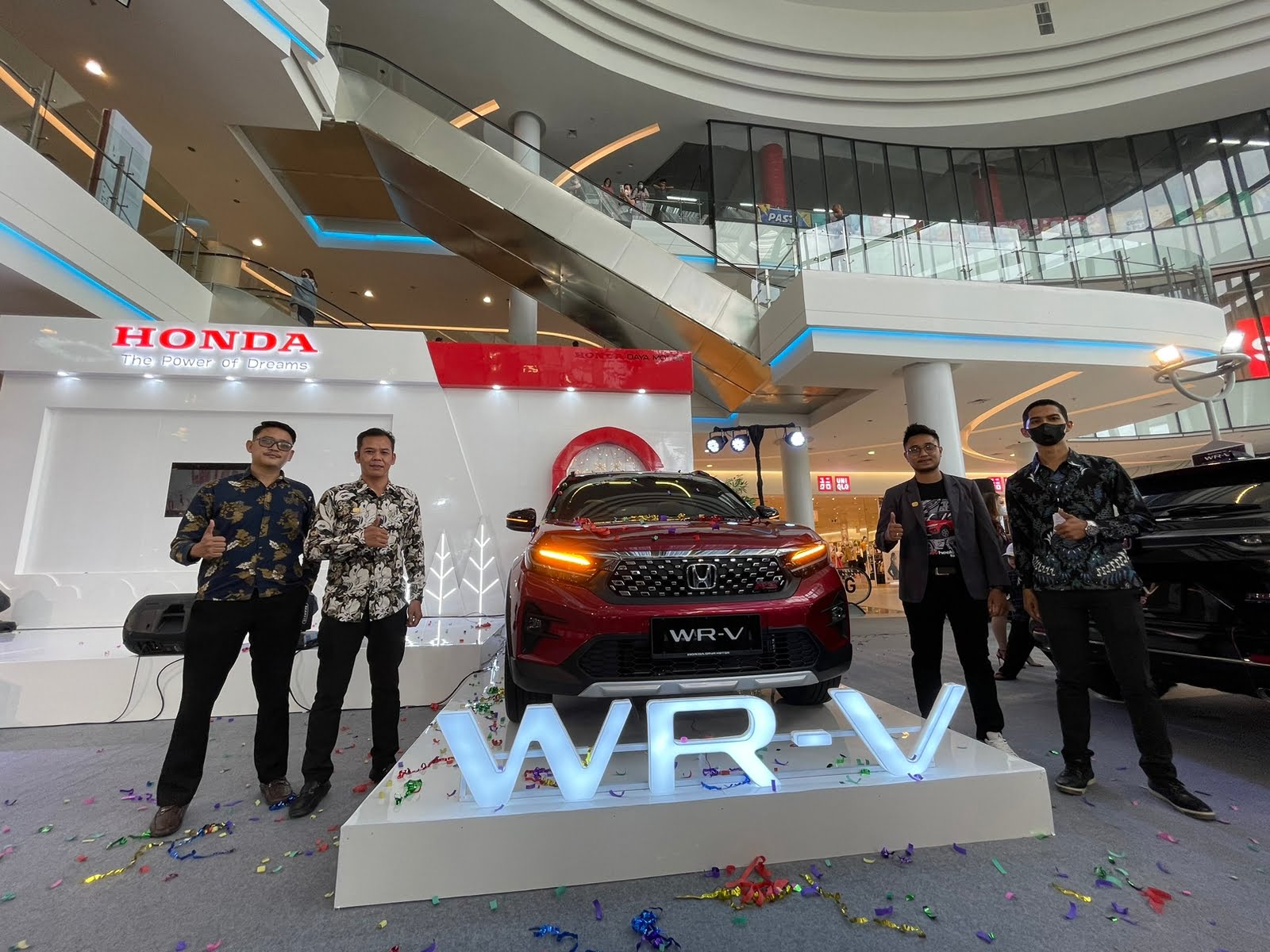 Honda WR-V tampil di GAIA Bumi Raya City Mall, Pontianak pada tanggal 22 - 25 Desember 2022. (Foto: Honda For KalbarOnline.com)