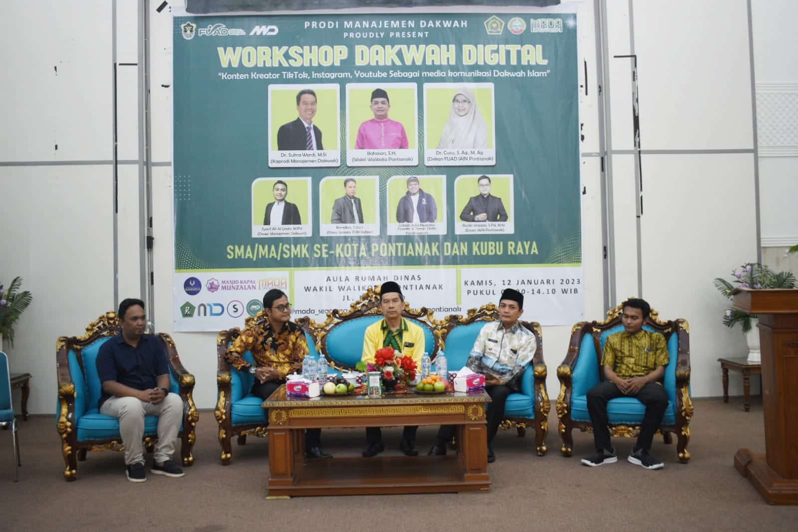 Workshop Dakwah Digital IAIN Pontianak. (Foto: Prokopim For KalbarOnline.com)
