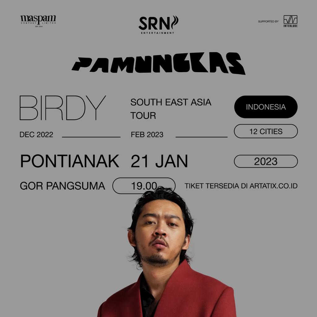 Jadwal panggung Pamungkas di Birdy Southeast Asia Tour. (Foto: Istimewa)