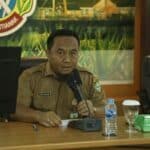 Kepala Bappeda Kota Pontianak, Sidig Handanu membuka Rapat Koordinasi Penyusunan Publikasi Pontianak Dalam Angka 2023, Selasa (24/01/2023). (Foto: Kominfo For KalbarOnline.com)
