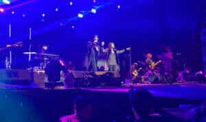 Suasana Konser 30 Tahun Berkarya Dewa 19 di Halaman Kodam XII Tanjungpura