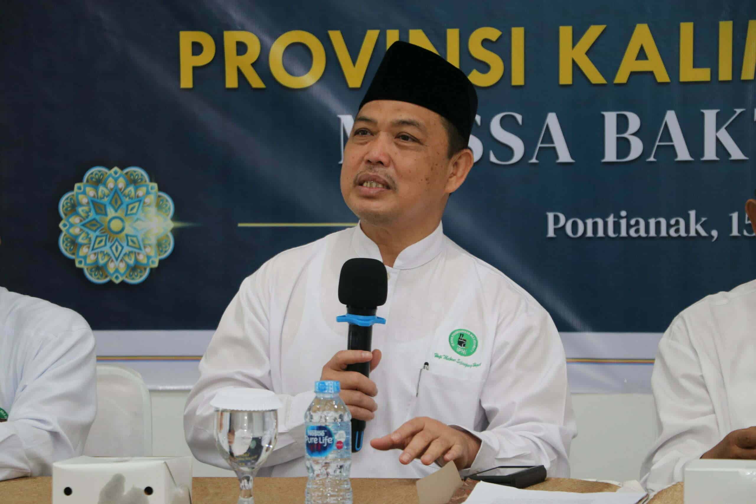 Wakil Gubernur Kalbar, Ria Norsan memberikan arahan dalam Rapat Kerja Pengurus Wilayah IPHI Provinsi Kalbar masa bakti 2022-2027. (Foto: Biro Adpim For KalbarOnline.com)