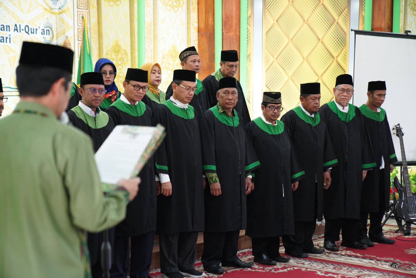 Pengukuhan Dewan Hakim pada MTQ XXXI Kecamatan Pontianak Barat. (Foto: Prokopim For KalbarOnline.com)