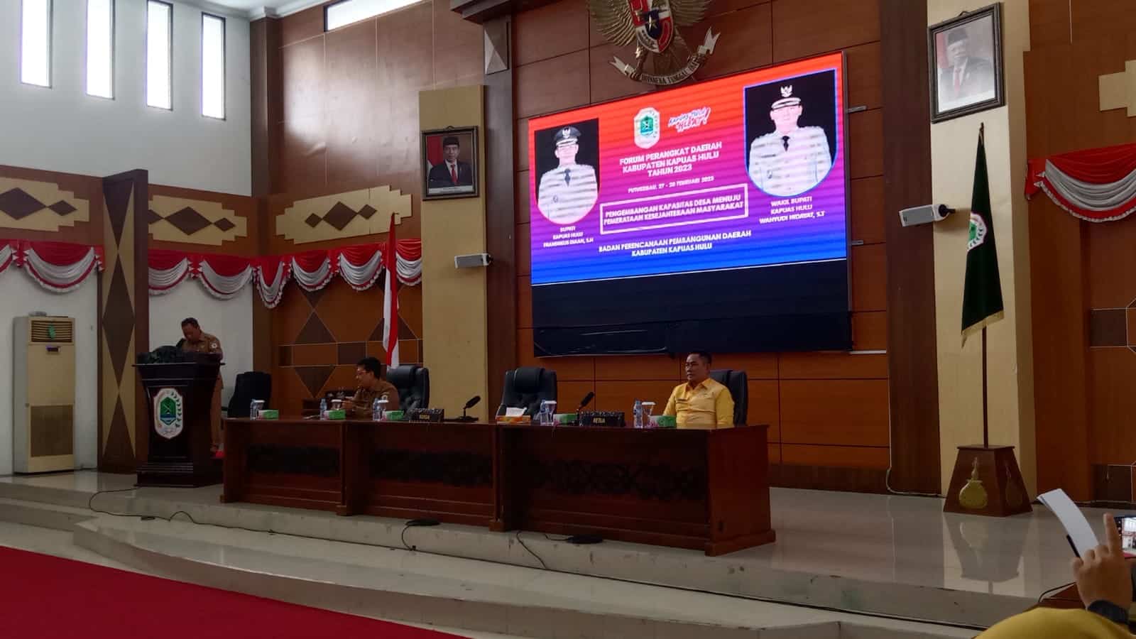 Sekda Kapuas Hulu, Mohd Zaini membuka acara FPD Kabupaten Kapuas Hulu Tahun 2023. (Foto: Ishaq)