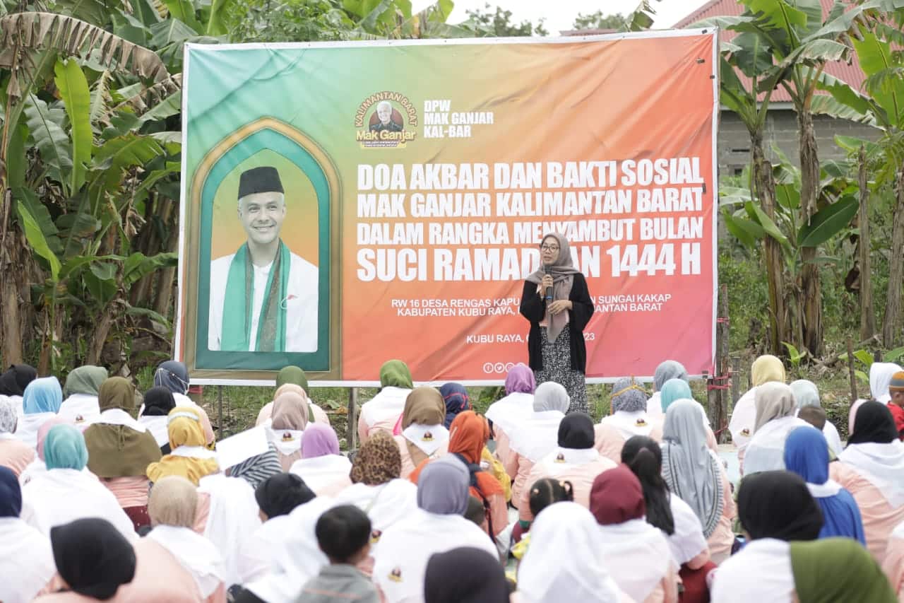 Sambut Ramadan, Mak Ganjar Kalbar Gelar Doa Akbar dan Bakti Sosial di Kabupaten Kubu Raya 1