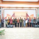 Foto bersama pada malam ramah tamah Forsesdasi Provinsi Kalimantan Barat tahun 2023, di Gedung Pancasila Ketapang, Senin (13/03/2023). (Adi LC)