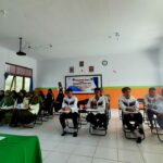 Para SMK Al-Aqwam Kecamatan Sukadana yang mengikuti pra UKK Teknik Komputer Jaringan (TKJ), Selasa (14/03/2023). (Foto: Santo)
