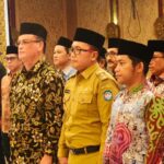 Wakil Bupati Kubu Raya, Sujiwo dilantik sebagai salah satu Dewan Pengurus Wilayah Hebitren Kalbar periode 2023 - 2028, Senin (13/03/2023). (Foto: Jauhari)