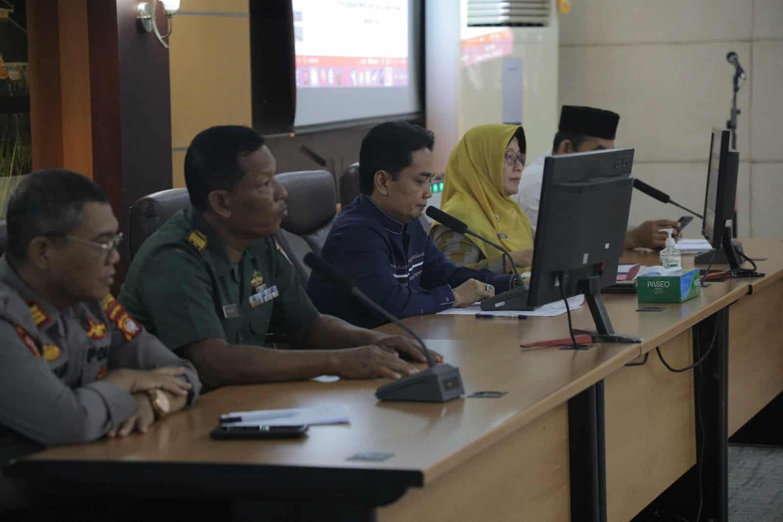 Wakil Wali Kota Pontianak, Bahasan memimpin rapat koordinasi membahas persiapan Festival Meriam Karbit yang akan digelar pada malam Idul Fitri 1444 H. (Foto: Kominfo/Prokopim For KalbarOnline.com)