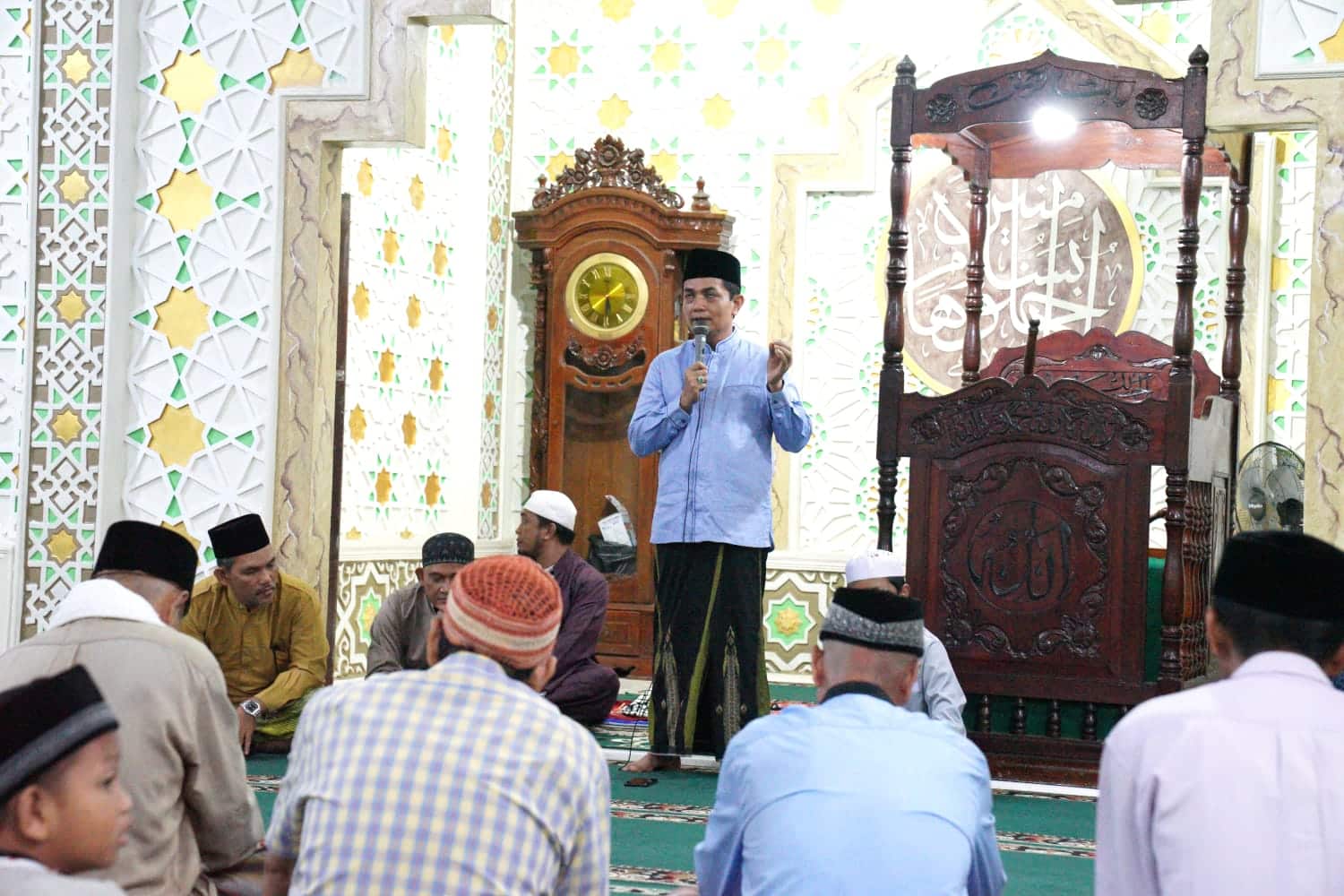 Kegiatan Safari Ramadhan Wakil Wali Kota Pontianak, Bahasan di Masjid Baburrahman Pontianak Utara. (Foto: Prokopim For KalbarOnline.com)