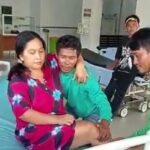 Dewi Lestari (35 tahun) terduga penderita penyakit saraf yang ditolak perawat jaga UGD RSUD dr. Agoesdjam Ketapang. (Foto: Adi LC)