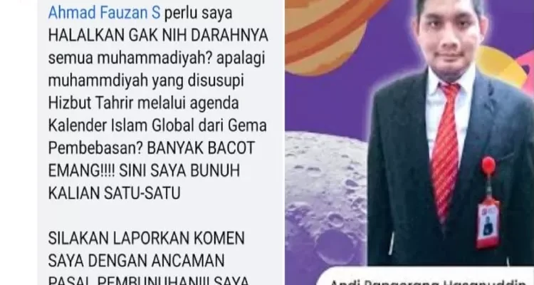 Unggahan oknum Peneliti BRIN, Andi Pangerang Hasanuddin (APH) di Twitter yang kemudian viral dan menuai kecaman. (Foto: JaringNews.co.id)