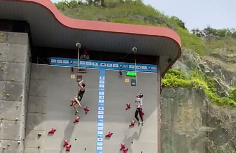 Kejuaraan dunia panjat tebing IFSC Climbing World Cup 2023 di Seoul, Korea Selatan. (Foto: Federasi Panjat Tebing Indonesia/FPTI)