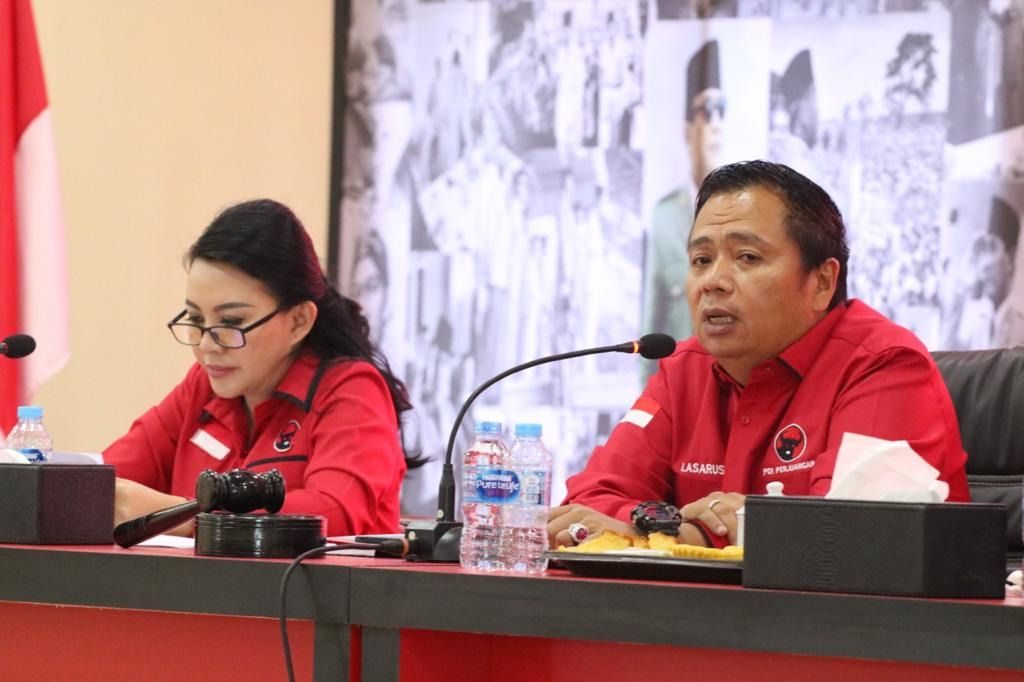 Ketua DPD PDI Perjuangan Kalimantan Barat, Lasarus. (Foto: Indri)