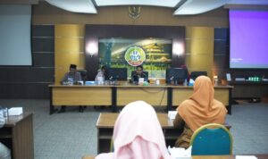 Audiensi antara KPU dengan Pemerintah Kota (Pemkot) Pontianak, Jumat (19/05/2023), di Ruang Rapat Wali Kota Pontianak. (Foto: Prokopim Pontianak)
