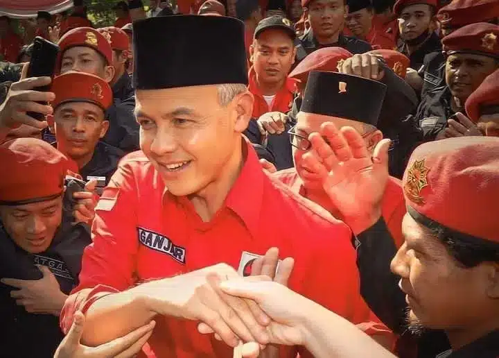 Ganjar Pranowo safari politik ke Palembang, Sabtu (20/05/2023). (Foto: IG @ganjar_pranowo)