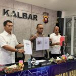 Jumpa pers yang digelar Bidang Humas Polda Kalbar, Rabu (31/05/2023). (Foto: Indri)