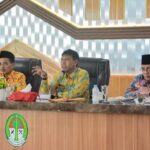 Wabup Ketapang, Farhan memimpin rapat pelepasan CJH Kabupaten Ketapang 2023. (Foto: Adi LC)