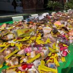 Proses pemusnahan barang bukti di Kantor Kejaksaan Negeri Pontianak, Kamis (13/07/2023). (Foto: Indri)