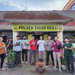 Penangkapan RS (38 tahun) berhasil dilakukan atas kerja sama Jatanras Polres Kubu Raya dengan Satuan Reserse Polsek Tayan Hulu Kabupaten Sanggau. (Foto: Polres Kubu Raya)