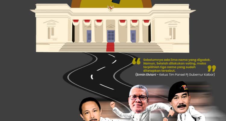 Grafis 3 calon Pj Gubernur Kalbar yang menjadi usulan DPRD ke Kemendagri