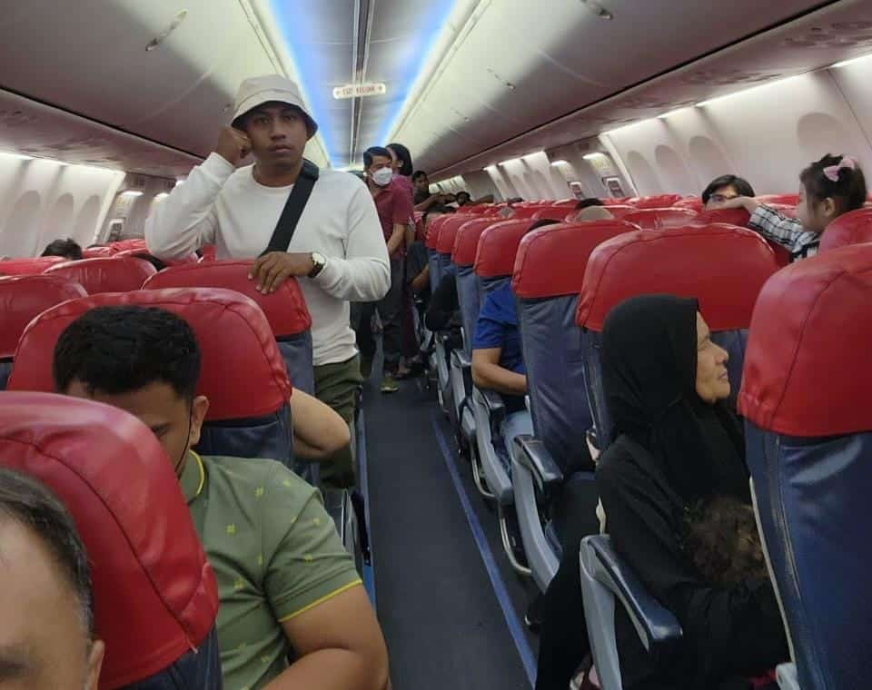 Kondisi penumpang Lion JT 716 Jakarta - Pontianak. (Foto: Istimewa)
