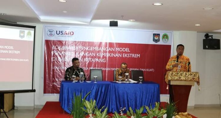 Lokakarya Pengembangan Model Penanggulangan Kemiskinan Ekstrem di Kabupaten Ketapang, Kamis (07/09/2023). (Foto: Adi LC)