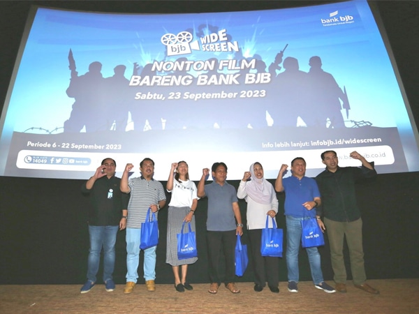 Promo bjb WideScreen di XXI Mall Gandaria City Jakarta disambut antusias oleh para nasabah bank bjb