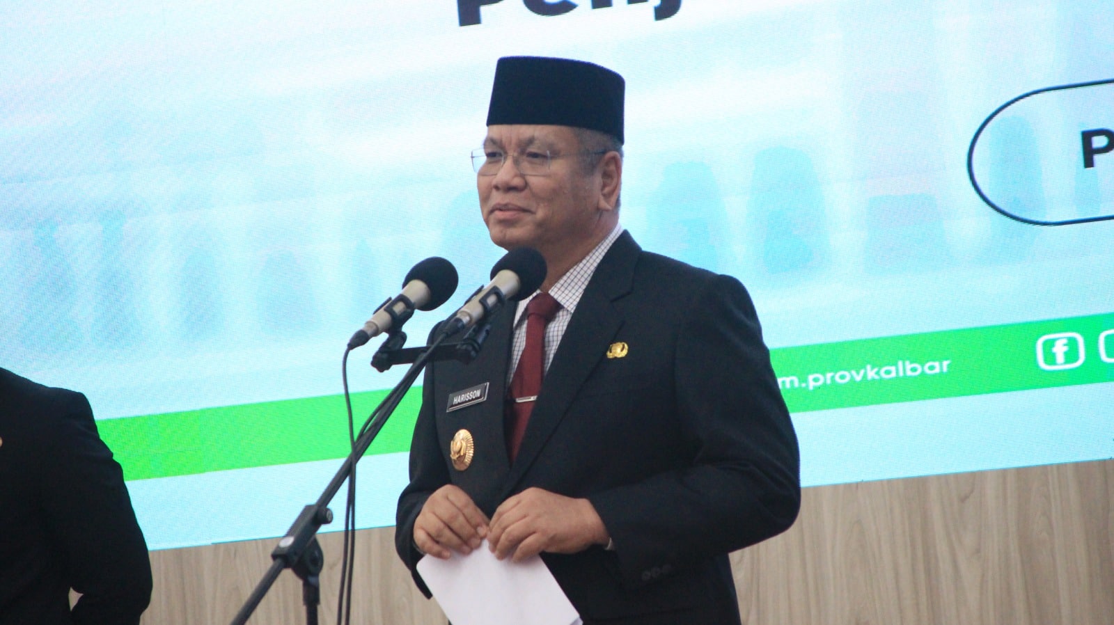 Pj Gubernur Kalimantan Barat, Harisson. (Foto: Jauhari)